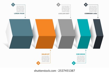 Infographic design template with place for your data. Vector illustration.