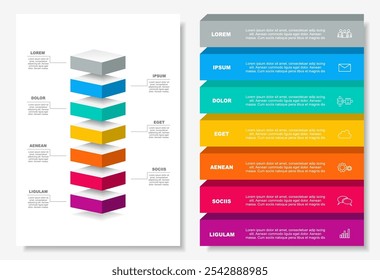 Infographic design template with place for your data. Vector illustration.