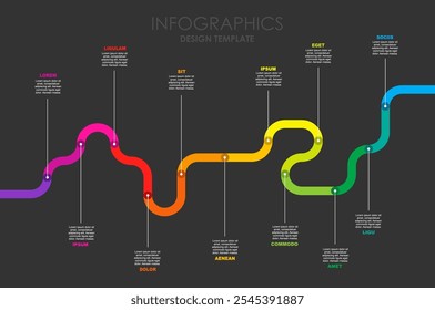 Infographic design template with place for your data. Vector illustration.