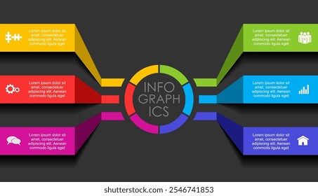 Infographic design template with place for your data. Vector illustration.