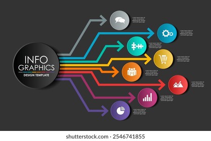Infographic design template with place for your data. Vector illustration.