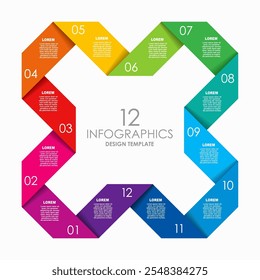 Infographic design template with place for your data. Vector illustration.