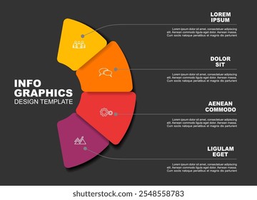 Infographic design template with place for your data. Vector illustration.