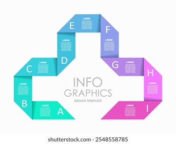 Infographic design template with place for your data. Vector illustration.