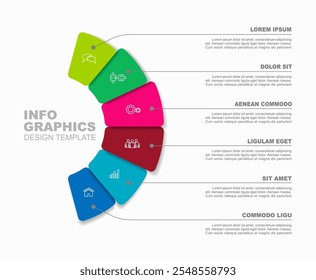 Infographic design template with place for your data. Vector illustration.