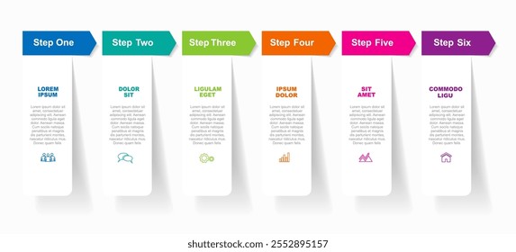Modelo de design infográfico com lugar para seus dados. Ilustração vetorial.