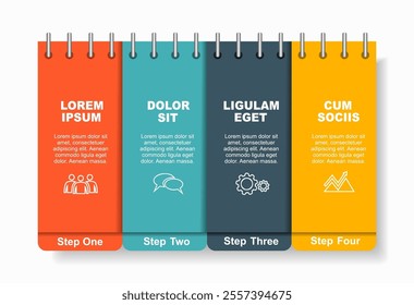 Infographic design template with place for your data. Vector illustration.