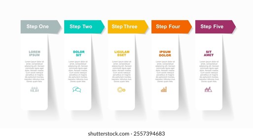 Infographic design template with place for your data. Vector illustration.