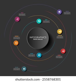 Infographic design template with place for your data. Vector illustration.