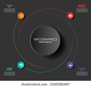 Infographic design template with place for your data. Vector illustration.