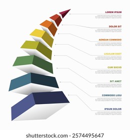Infographic design template with place for your data. Vector illustration.