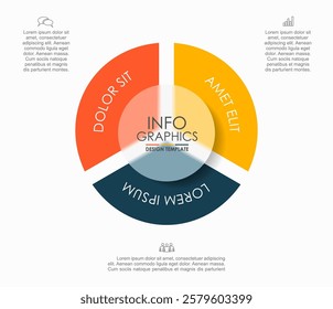 Infographic design template with place for your data. Vector illustration.