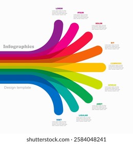 Infographic design template with place for your data. Vector illustration.