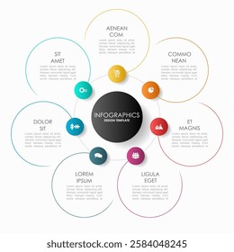 Infographic design template with place for your data. Vector illustration.