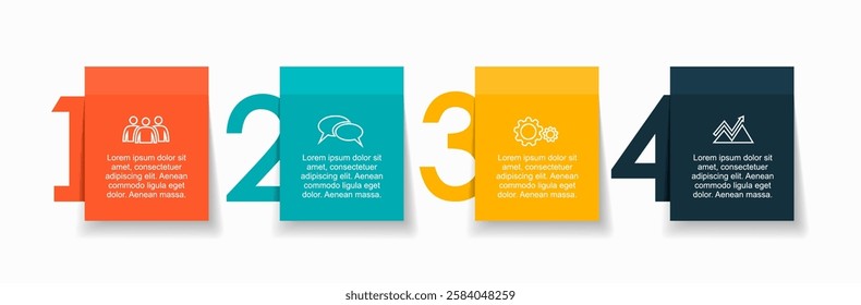 Infographic design template with place for your data. Vector illustration.