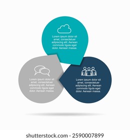 Infographic design template with place for your data. Vector illustration.