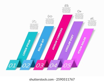 Infographic design template with place for your data. Vector illustration.