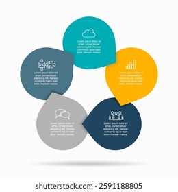 Infographic design template with place for your data. Vector illustration.
