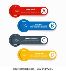 Infographic design template with place for your data. Vector illustration.