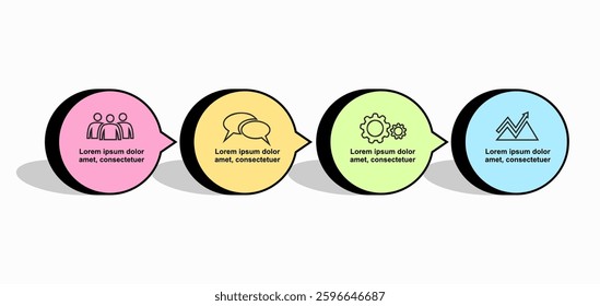 Infographic design template with place for your data. Vector illustration.
