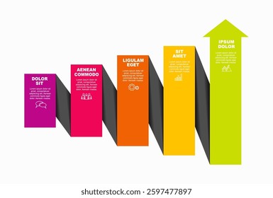 Infographic design template with place for your data. Vector illustration.
