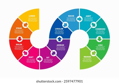 Infographic design template with place for your data. Vector illustration.