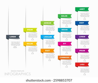 Infographic design template with place for your data. Vector illustration.