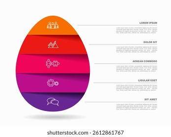 Infographic design template with place for your data. Vector illustration.