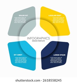 Infographic design template with place for your data. Vector illustration.
