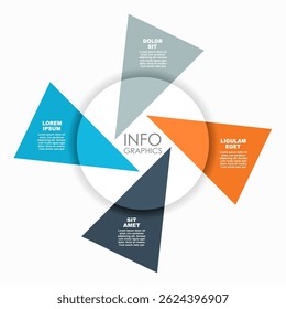 Infographic design template with place for your data. Vector illustration.