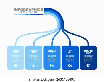 Infographic design template with place for your data. Vector illustration.