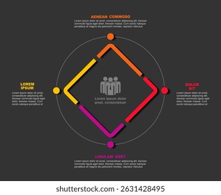Infographic design template with place for your data. Vector illustration.