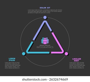 Infographic design template with place for your data. Vector illustration.