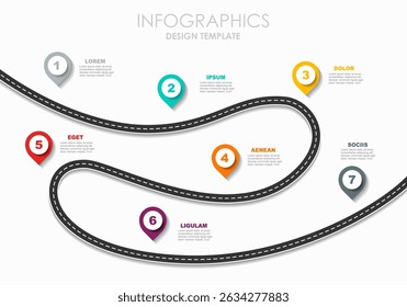 Infographic design template with place for your data. Vector illustration.