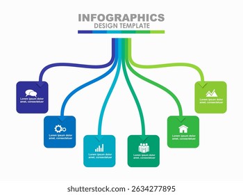Infographic design template with place for your data. Vector illustration.