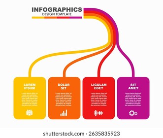 Infographic design template with place for your data. Vector illustration.
