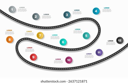 Infographic design template with place for your data. Vector illustration.