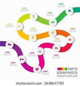 Infographic design template with place for your data. Vector illustration.