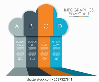 Infographic design template with place for your data. Vector illustration.