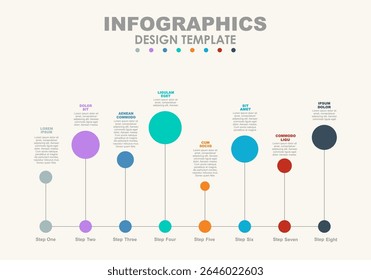 Infographic design template with place for your data. Vector illustration.