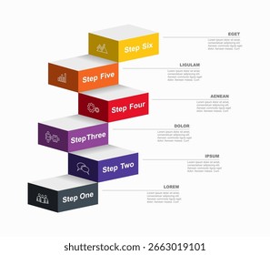 Modelo de design infográfico com lugar para seus dados. Ilustração vetorial.