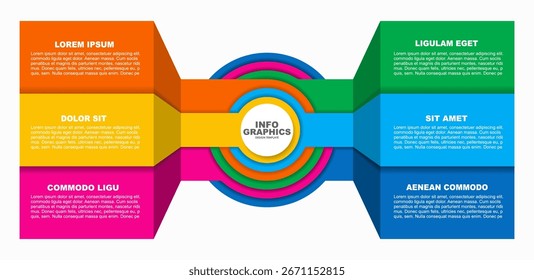 Infographic design template with place for your data. Vector illustration.