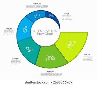 Infographic design template with place for your data. Vector illustration.