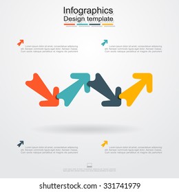 Infographic design template with place for your data. Vector illustration.