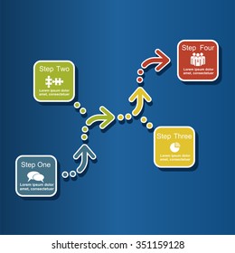 Infographic design template with place for your data. Vector illustration.