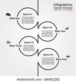 Infographic design template with place for your data. Vector illustration.