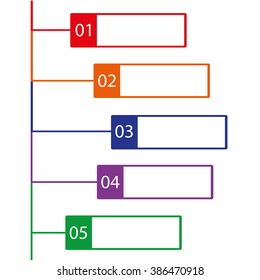 Infographic design template with place for your text