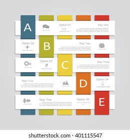 Infographic design template with place for your data. Vector illustration.