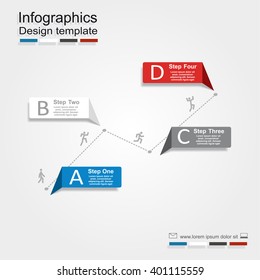 Infographic design template with place for your data. Vector illustration.