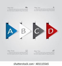 Infographic design template with place for your data. Vector illustration.